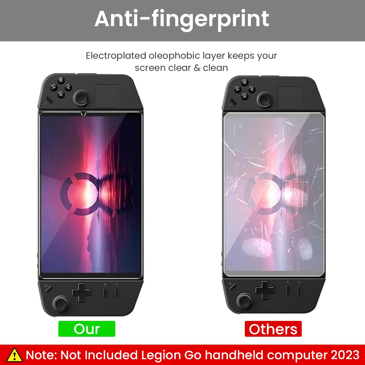 ZORBES 2pcs Screen Protector for Lenovo Legion Go Handheld 2023 8.8inch HD Anti-glare Screen Protector 9H Hardness Tempered Glass Screen Protector for Legion Go Handheld ZORBES 2pcs Screen Protector for Lenovo Legion Go Handheld 2023 8.8inch HD Anti-glare Screen Protector 9H Hardness Tempered Glass Screen Protector for Legion Go Handheld
